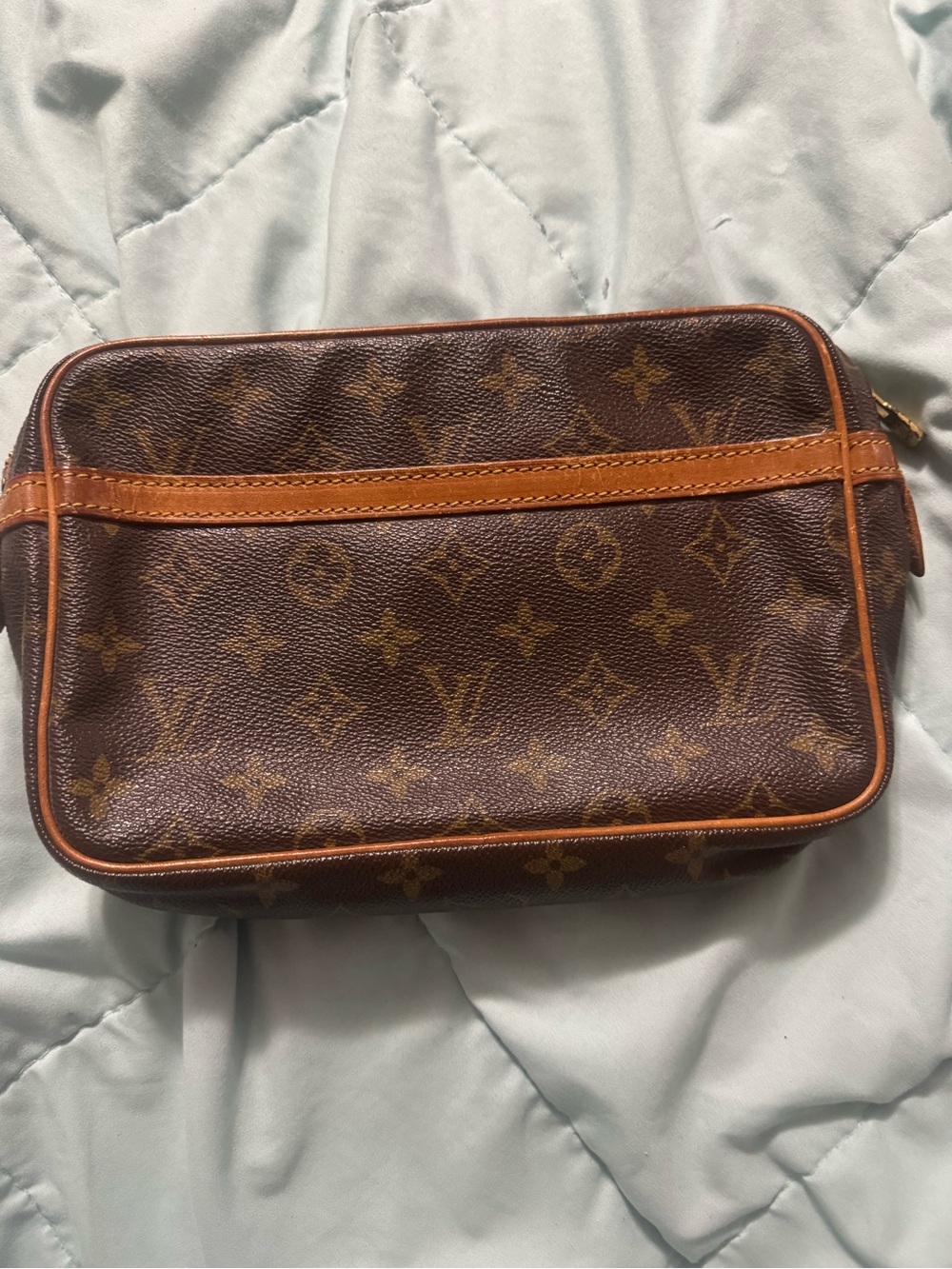 Louis Vuitton Monogram Canvas Toiletry Pouch - Brown